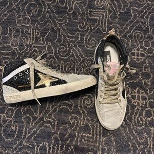 Golden Goose Midstar Classic Glitter Upper
